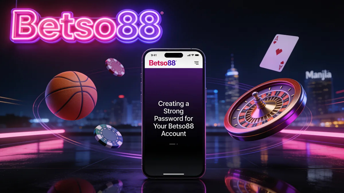Creating a Strong Password for Your Betso88 Account: betso88 guide for players in the Philippines